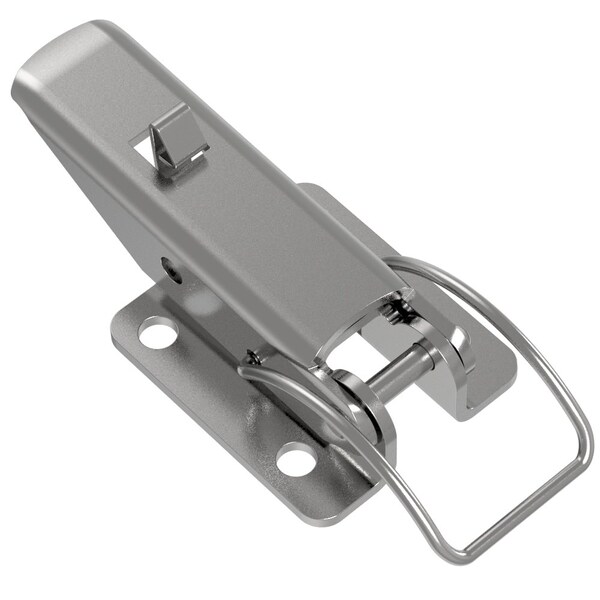 Southco Toggle Style Draw Latch, Medium Size, Exposed Mount, Steel, Zinc Plate, Bright chromate - TL-40-113-07