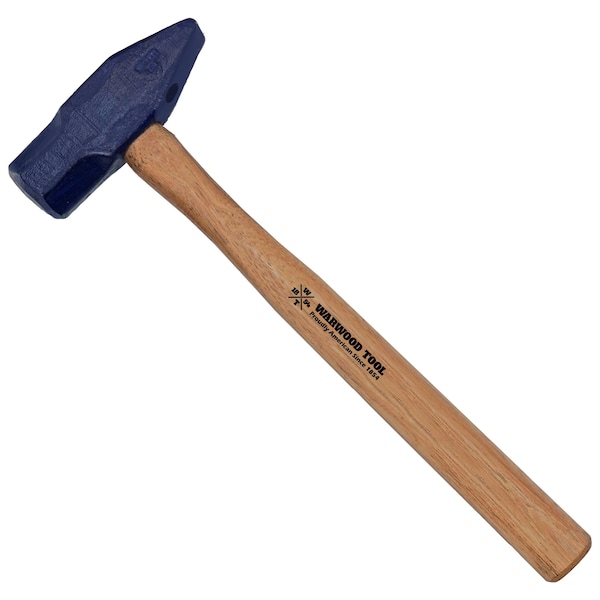 Warwood Tool 3 lb Cross Pein Driving Hammer, 16 Hickory Handle - 12441