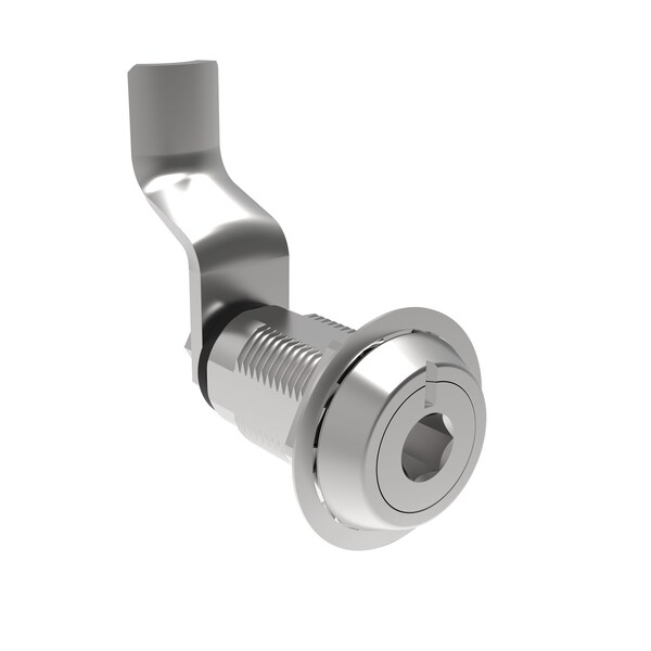 Southco Vise Action, Compression Latch, Large Size, 8 mm Hex Recess, Stainless Steel Passivated - E3-126-190