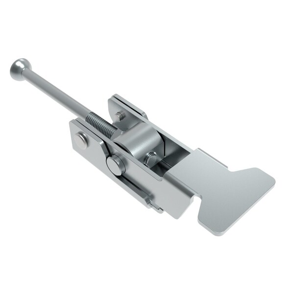 Southco Over-center Draw Latch, Medium Size, Type A Keeper, Steel Zinc Plate, Bright chromate - A1-10-501-10
