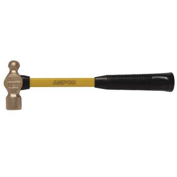 Ampco Safety Tools 12 oz. Ball Peen Hammer, 11" Fiberglass Handle - H-112FG