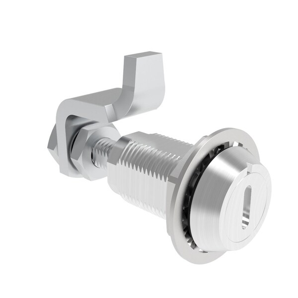 Southco Vise Action  Compression Latch, Large Size, Slotted Recess, Aluminum Alloy, Powder Coat, Clear - E3-19-106