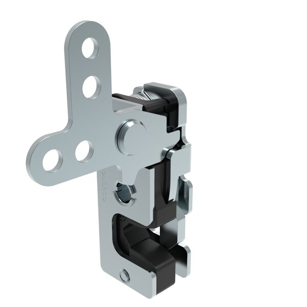 Southco Rotary Push To Close Latch, Small Size, Single Stage, with Integrated Bumper 2-Point Lever - R4-10-20-305-10