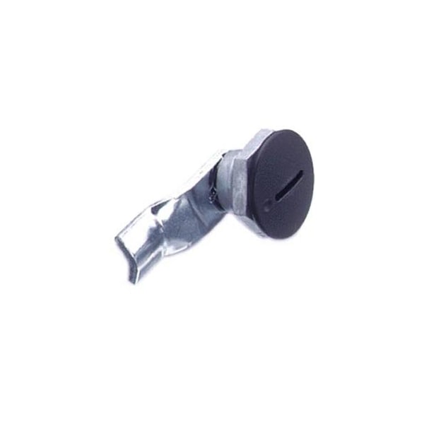 Southco Quarter-Turn Cam Latch, Slotted Recess, 18mm .71 in Grip, Not Sealed Zinc Alloy, Powder Coat - E5-1-005-100