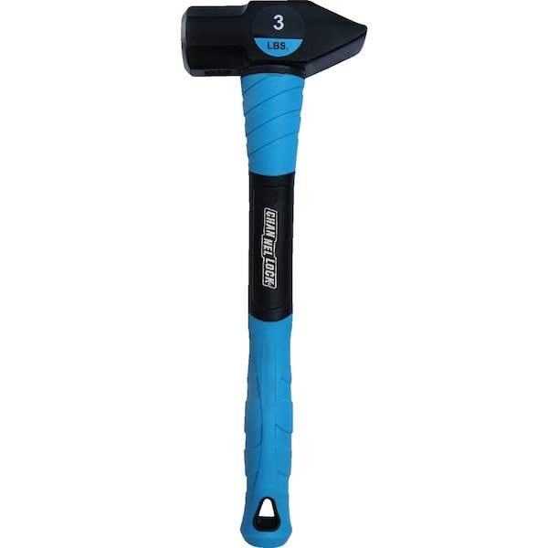 Channellock 3 Lb. Steel Cross Peen Hammer with Fiberglass Handle - 30942