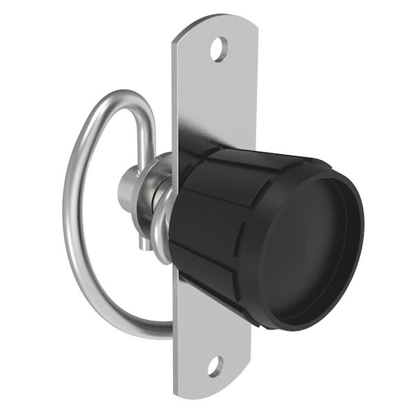 Southco Compression Latch, Self-Adjusting, Knob Style, Rivet / Screw thru hole Installation - 57-10-403-10