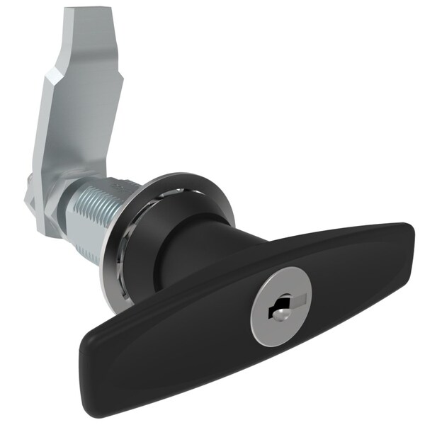 Southco Vise Action, Compression Latch, Large Size, T-Handle, Zinc Alloy Powder Coat, Black - E3-114-85