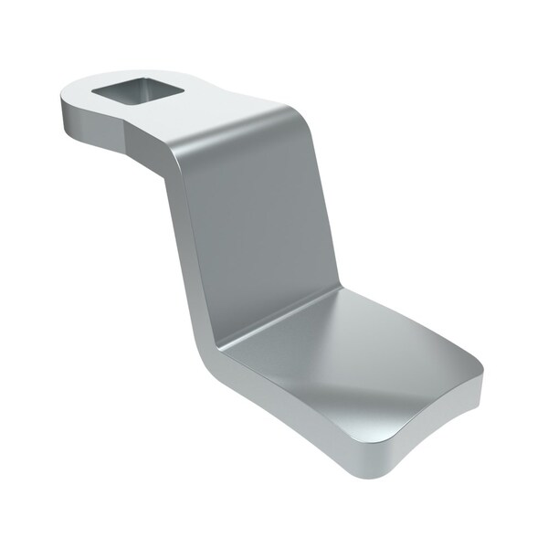 Southco Quarter-Turn Cam Latch Cam, 38mm 1.50 in Grip, Steel, Zinc Plate, Bright chromate - E5-6120