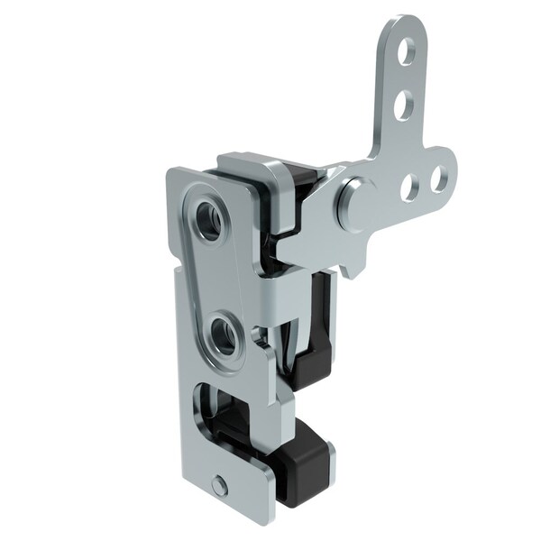 Southco Rotary Push To Close Latch, Small Size, Single Stage, with Integrated Bumper 2-Point Lever - R4-10-11-305-10