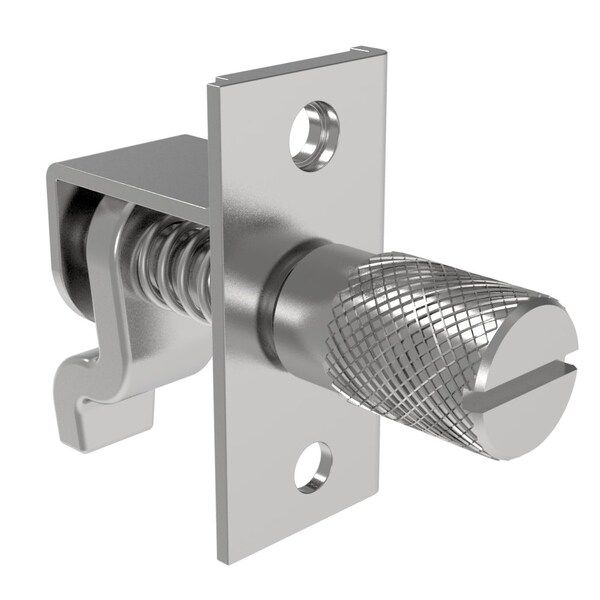Southco Compression Latch, Self-adjusting Grip, Slotted Knurled, Turn Clockwise to Latch / Lock - 43-1-6-0