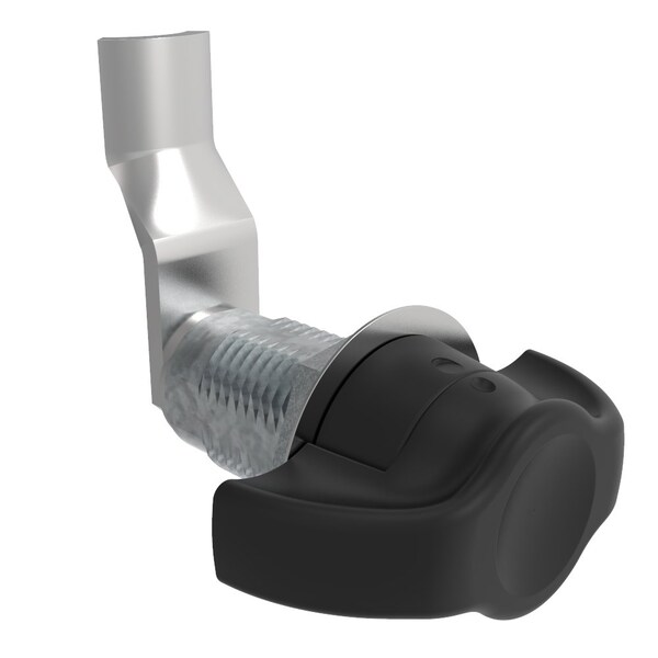 Southco Vise Action, Compression Latch, Large Size, Wing, Zinc Alloy Powder Coat, Black - E3-1050-125