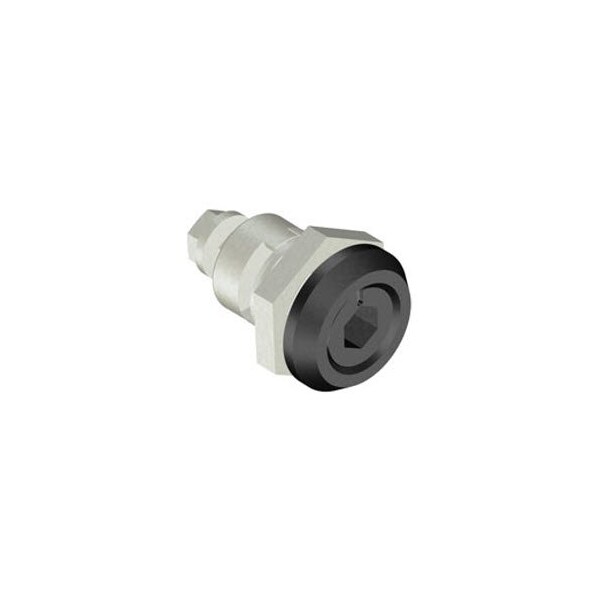 Southco Quarter-Turn Cam Latch, 8 mm Hex Recess, Spring-return Actuator, Sealed Zinc Alloy, Powder Coat - E5-6-015-TR0