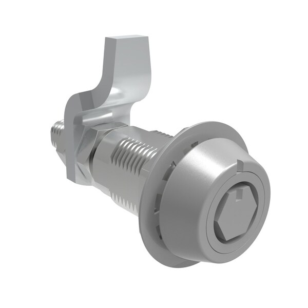 Southco Vise Action, Compression Latch, Bellcore 216, Zinc Alloy, Powder Coat, Silver, Offset Cam - E3-115-27