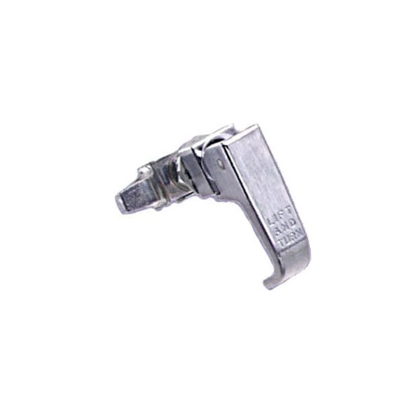 Southco Compression Latch, Lift & Turn, Small Size, Zinc Alloy , Chrome Plated, Brushed - 62-10-32