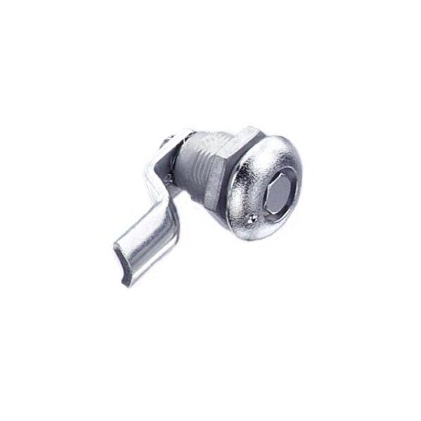 Southco Quarter-Turn Cam Latch, Bellcore 216, 10mm .39 in Grip, Sealed, Zinc Alloy, Chrome Plated, Bright - E5-2-131-021