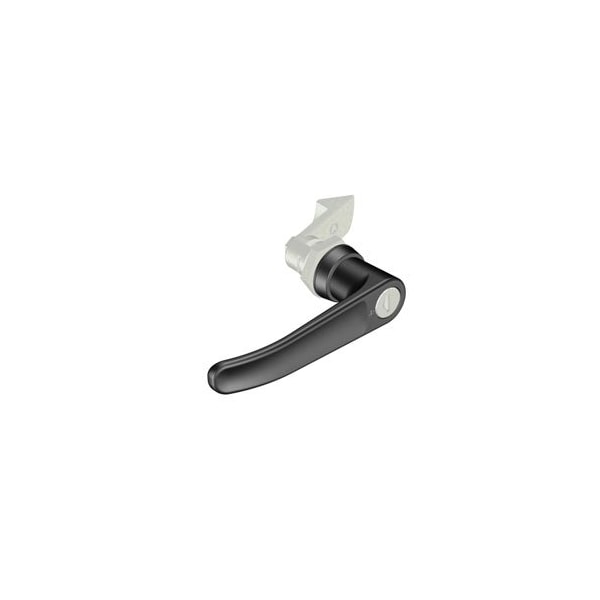 Southco Quarter-Turn Cam Latch, Key Locking Reversible Key L-handle, 23mm .91 in Grip, Not Sealed - E5-9-725-510-10