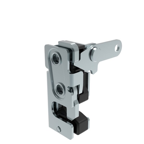 Southco Rotary Push To Close Latch, Small Size, Two Stage, with Integrated Bumper Perpendicular Lever - R4-10-31-105-10