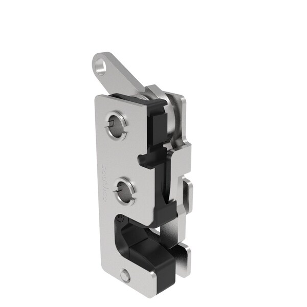 Southco Rotary Push To Close Latch, Small Size, Two Stage, with Integrated Bumper Bottom Trigger - R4-10-40-505-20