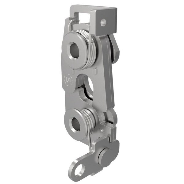 Southco Rotary Push To Close Latch, Large Size, Two Stage, Perpendicular Lever 6.7 mm Through Hole - R4-30-30-101-20