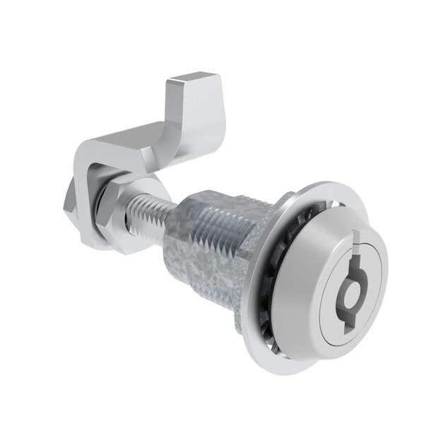 Southco Vise Action, Compression Latch, 5 mm Double Bitted Recess, Zinc Alloy, Powder Coat, Silver,  - E3-148-17