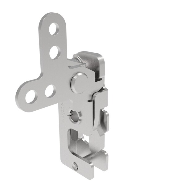 Southco Rotary Push To Close Latch, Small Size, Single Stage, 2-Point Lever 7.2 mm Through Hole - R4-10-20-301-20