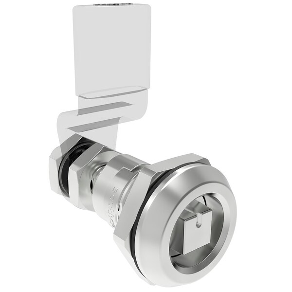 Southco Quarter-Turn Cam Latch, Railway Standard, Sealed, Zinc Alloy, Chrome Plated, Bright - E5-6-222-01