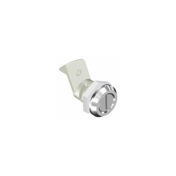 Southco Quarter-Turn Cam Latch, Slotted Recess, 23mm .91 in Grip, Sealed Zinc Alloy, Chrome Plated - E5-6-002-510