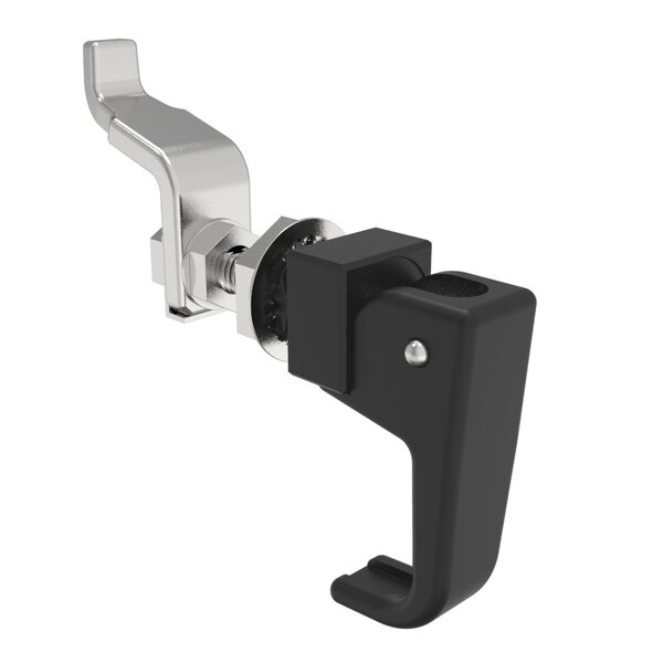 Southco Compression Latch, Lift & Turn, Small Size, Zinc Alloy , Powder Coat, Black - 62-10-15