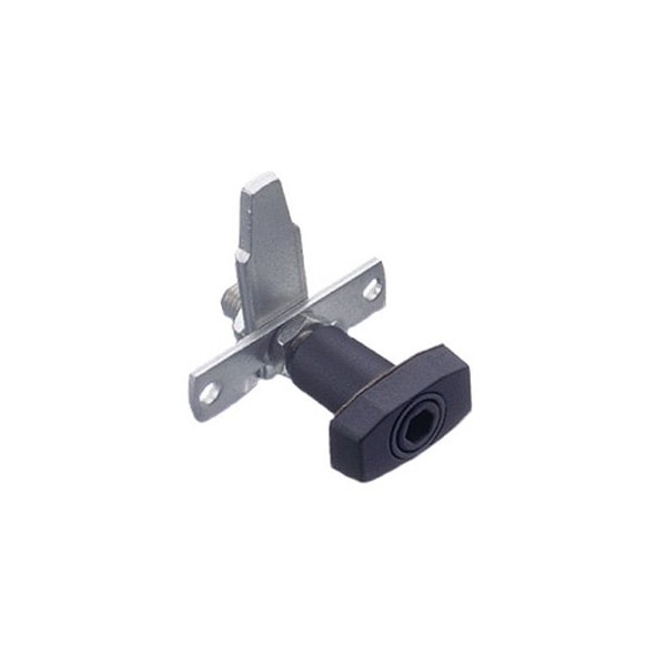 Southco Vise Action, Compression Latch, Large Size, 8 mm Hex Recess, Zinc Alloy, Powder Coat, Black,  - E3-312-95
