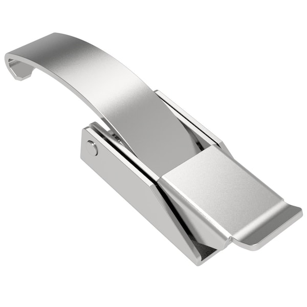 Southco Over-center Draw Latch Large Size, Handle Tab Up, No Keeper, Steel, Zinc Plate, Bright chromate - 97-60-120-11