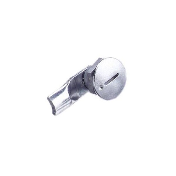 Southco Quarter-Turn Cam Latch, Slotted Recess, 12mm .47 in Grip, Sealed Zinc Alloy, Chrome Plated - E5-1-001-071