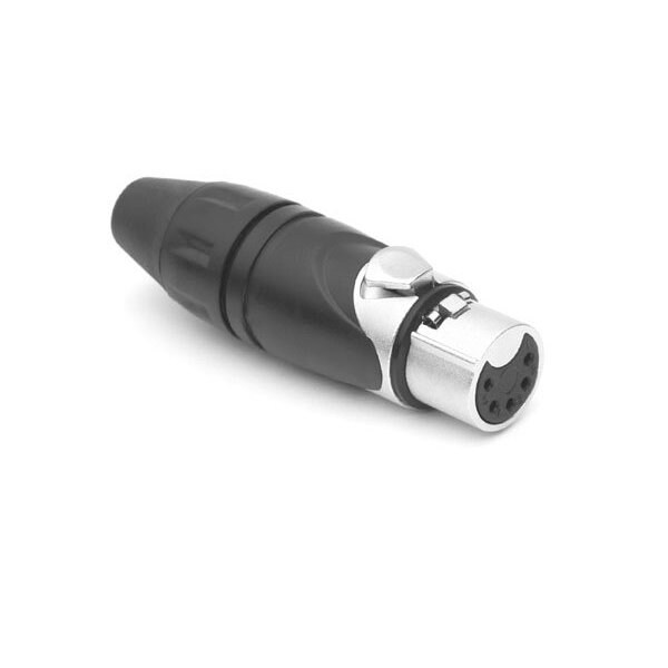 Amphenol 5 Pole(S), Female, Solder Terminal, Locking, Socket - AX5F