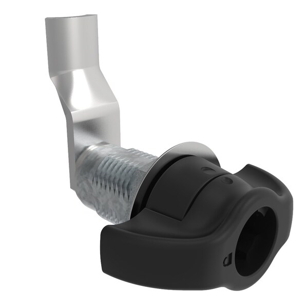 Southco Vise Action, Compression Latch, Large Size, Wing, Zinc Alloy Powder Coat, Black - E3-1059-125