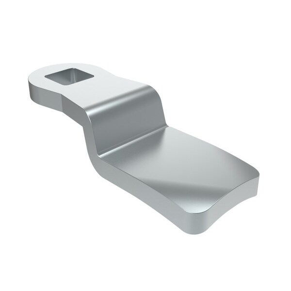 Southco Quarter-Turn Cam Latch Cam, 26mm 1.02 in Grip, Steel, Zinc Plate, Bright chromate - E5-6114
