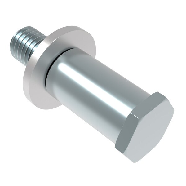 Southco Rotary Push To Close Latch, Striker Bolt, Steel, Zinc Plate, Bright chromate - R4-90-441-10
