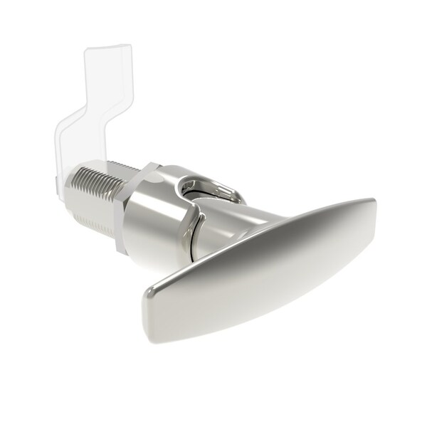 Southco Vise Action  Compression Latch, Large Size, T-Handle, Stainless Steel, Electropolished, Silver - E3-121-UU12
