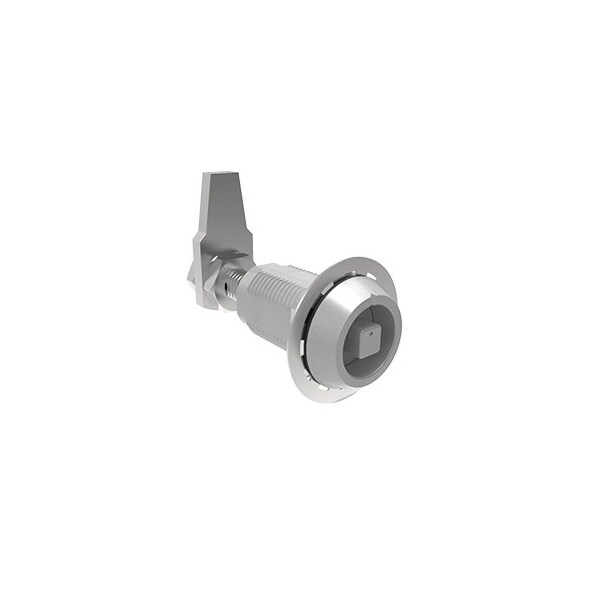 Southco Vise Action  Compression Latch, Large Size, 7 mm Square, Aluminum Alloy, Powder Coat, Silver - E3-14-376