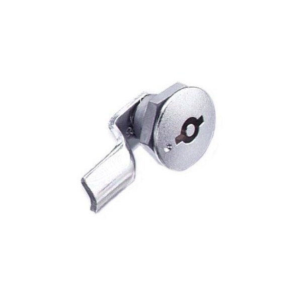 Southco Quarter-Turn Cam Latch, 5 mm Double Bitted Recess, 4mm .16 in Grip, Not Sealed Zinc Alloy - E5-1-071-030