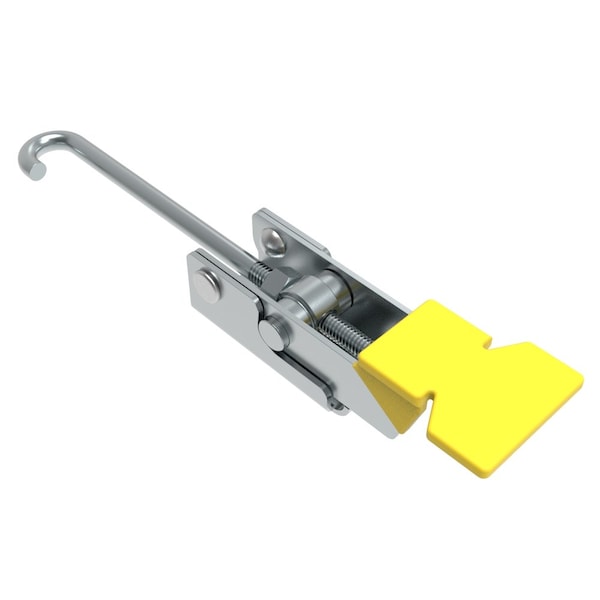 Southco Over-center Draw Latch, Large Size, Without Keeper, Steel Zinc Plate, Bright chromate - A1-11-702-20