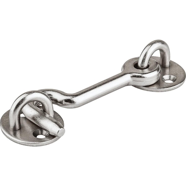 National Barn Door Satin Nickel Privacy Hook - N187036