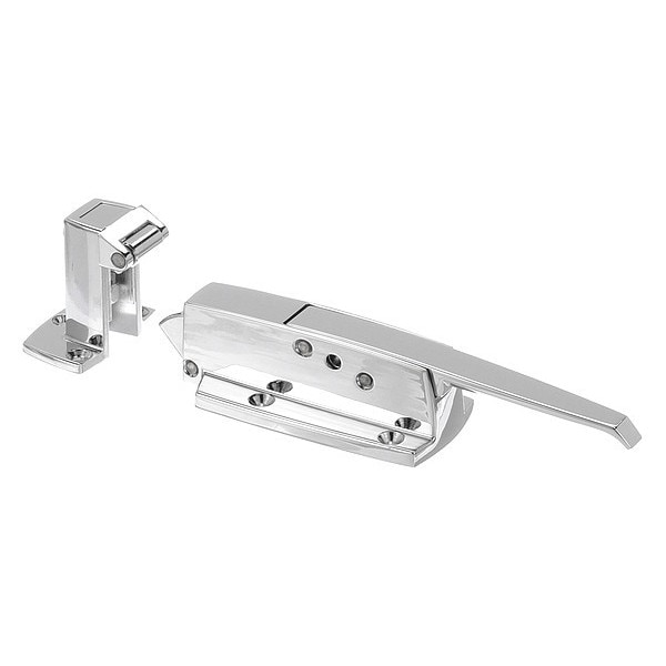 Component Hardware Polished CP Walk-In Door Safety Latch wi - W19-1500