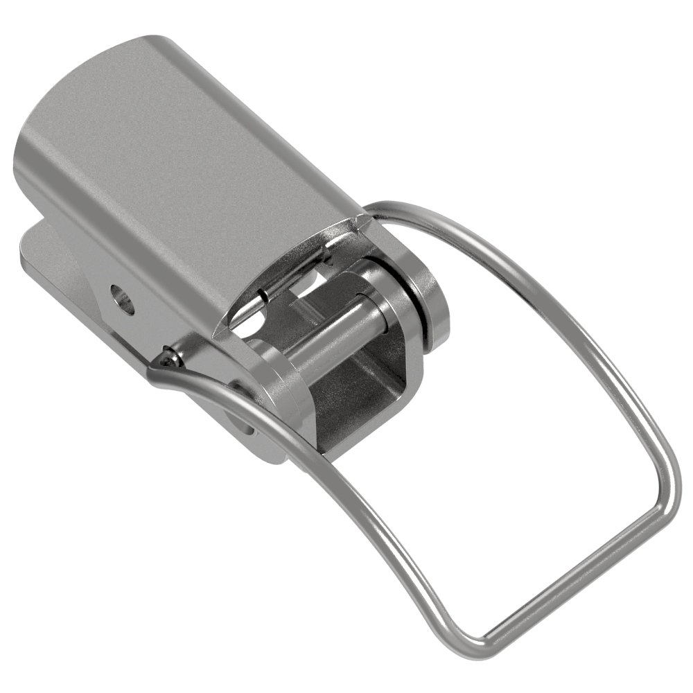 Southco Toggle Style Draw Latch, Small Size, Concealed Mount, Stainless Steel, Passivated - TL-20-203-52