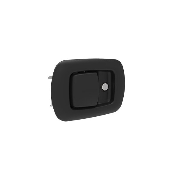 Southco Rotary Push To Close Latch, Paddle Actuated, Two Stage, Key Locking, Black Powder Coat Handle - R4-81-861-50-MK10