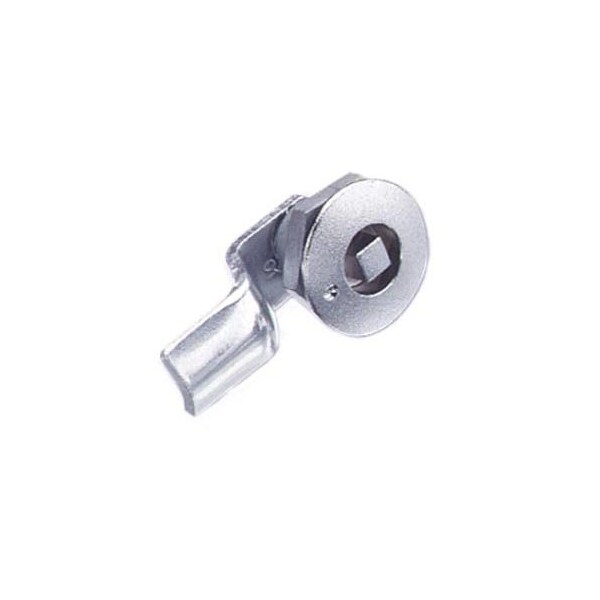 Southco Quarter-Turn Cam Latch, 8 mm Square, 2mm .08 in Grip, Sealed, Zinc Alloy, Chrome Plated, Bright - E5-1-051-021