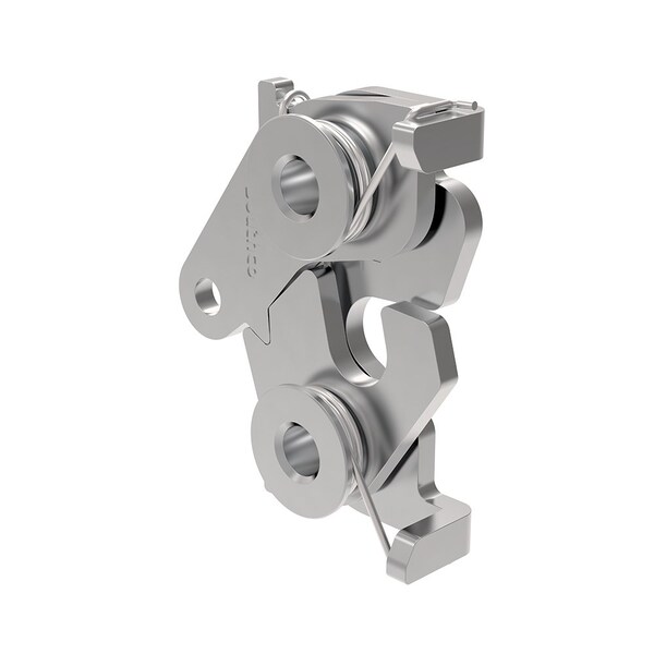 Southco Rotary Push To Close, Medium Size, Bottom, M8 Thread, Stainless Steel, Passivated - R4-20-22-501-20
