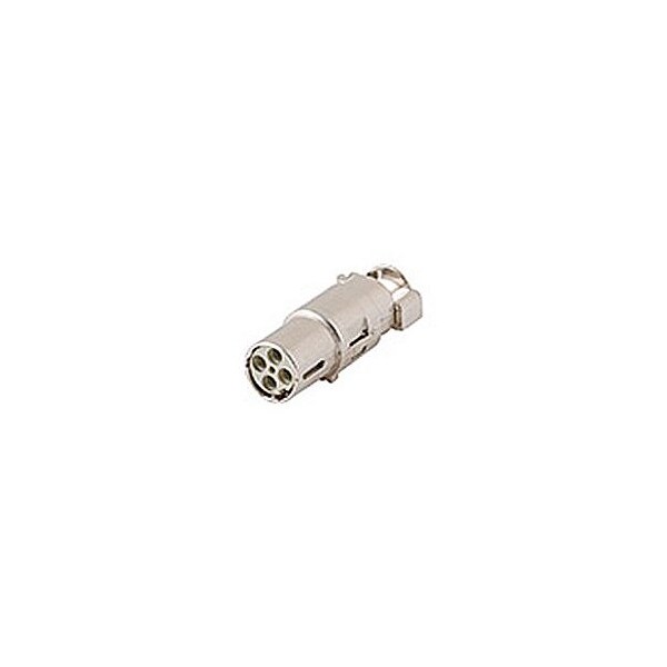 Molex Gwconnect S-Cx/4 Shielded Circular Bus Connector, Female, 4-Pole - 7704.3494.0