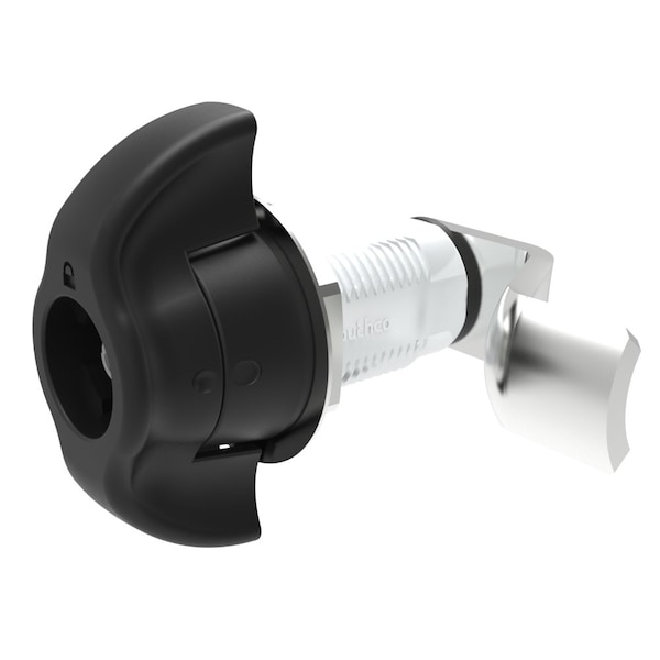 Southco Vise Action, Compression Latch, Large Size, Wing, Zinc Alloy Powder Coat, Black - E3-1059-045