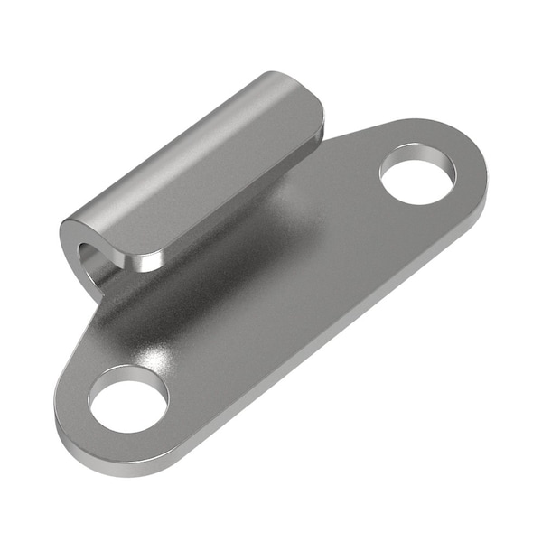 Southco Toggle Style Draw Latch, Keeper, Steel, Zinc Plate, Bright chromate - TL-17-201-07