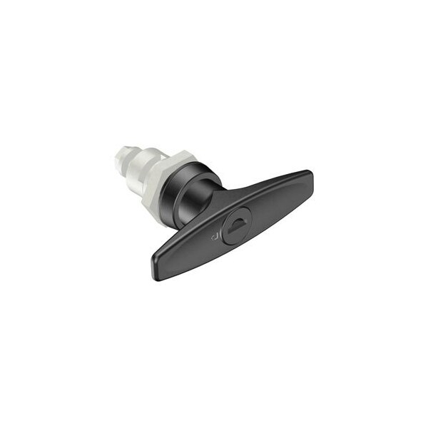 Southco Quarter-Turn Cam Latch, Key Locking CH751 T-handle, Spring-return Actuator, Not Sealed - E5-9-615-TL0-10