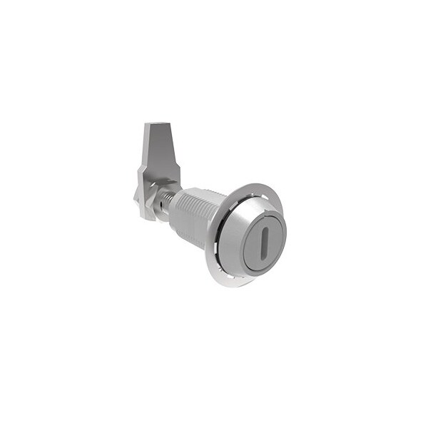 Southco Vise Action  Compression Latch, Large Size, Slotted Recess, Aluminum Alloy, Powder Coat, Silver - E3-229-376